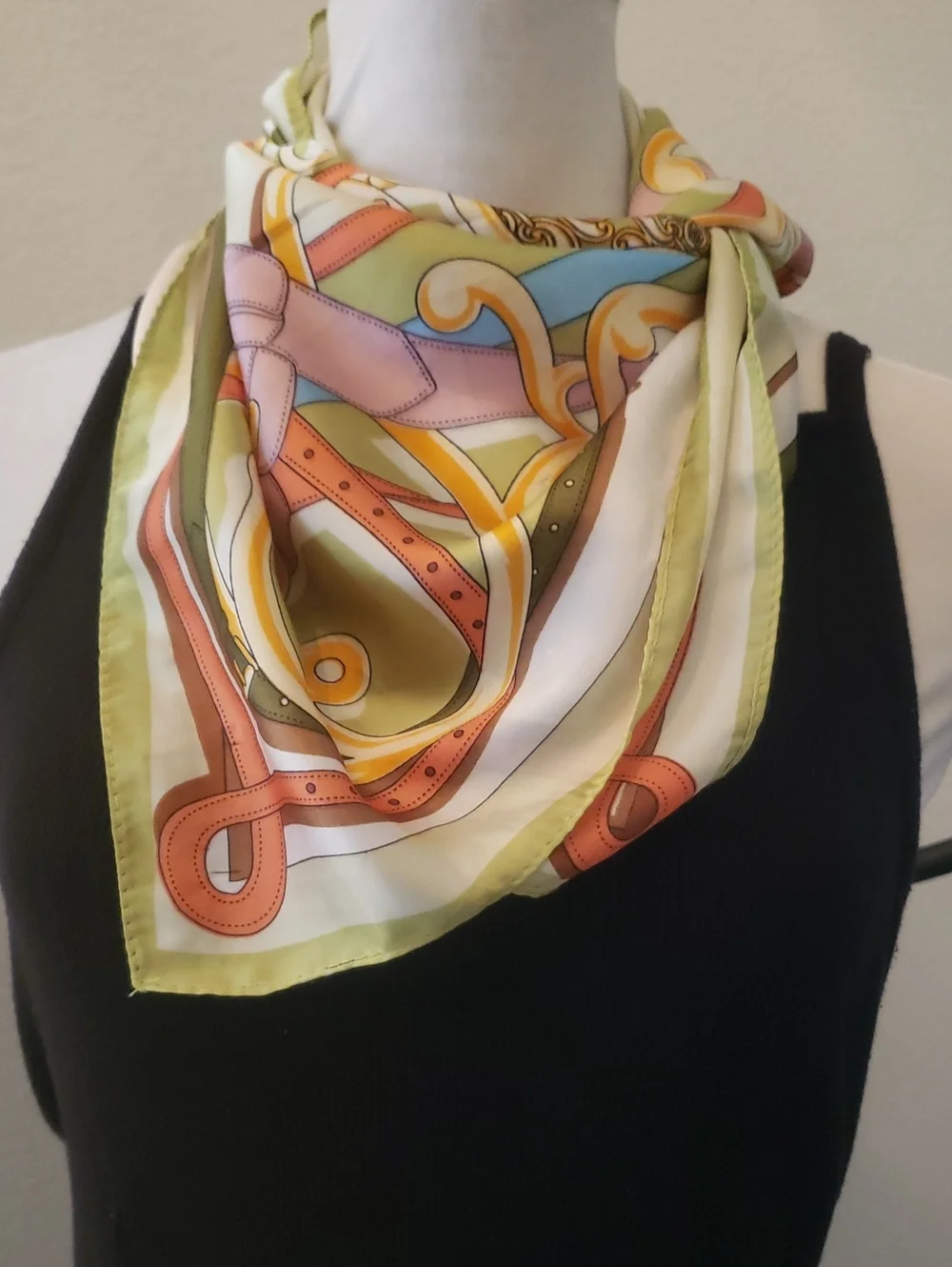 Silk Blend Square Scarf